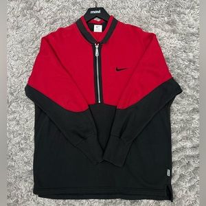 Vintage 90s Nike 1/4 Quater Zip Pullover Sweatshirt Size M